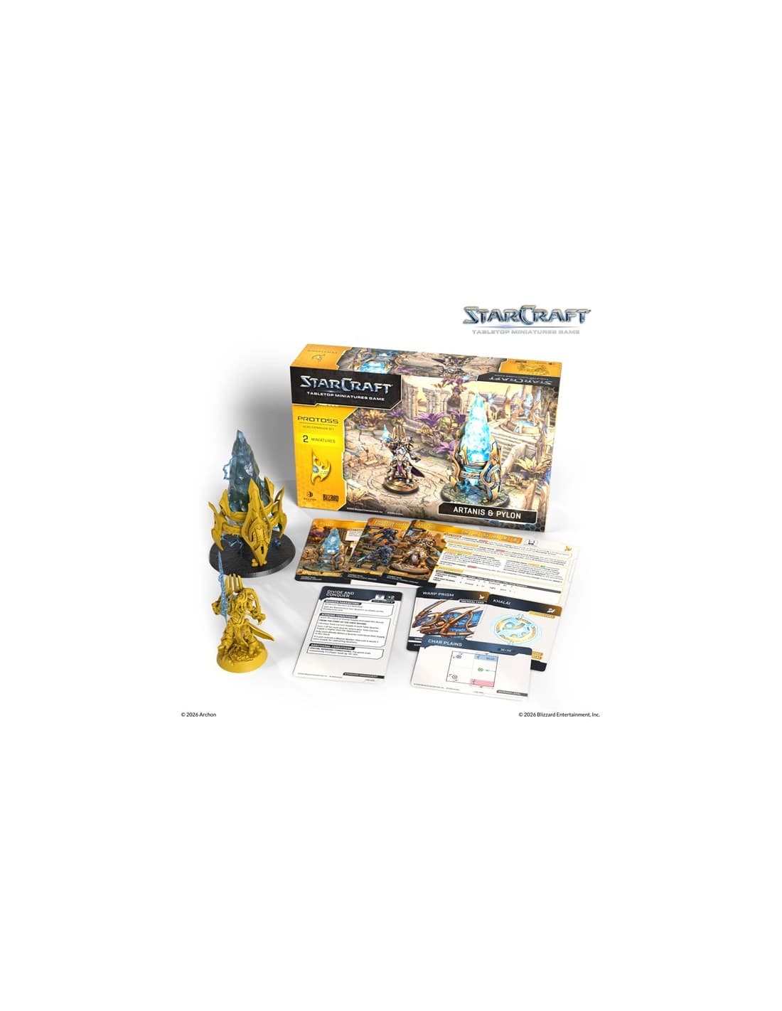 Artanis & Pylon - Protoss - Starcraft Tabletop Miniatures Game