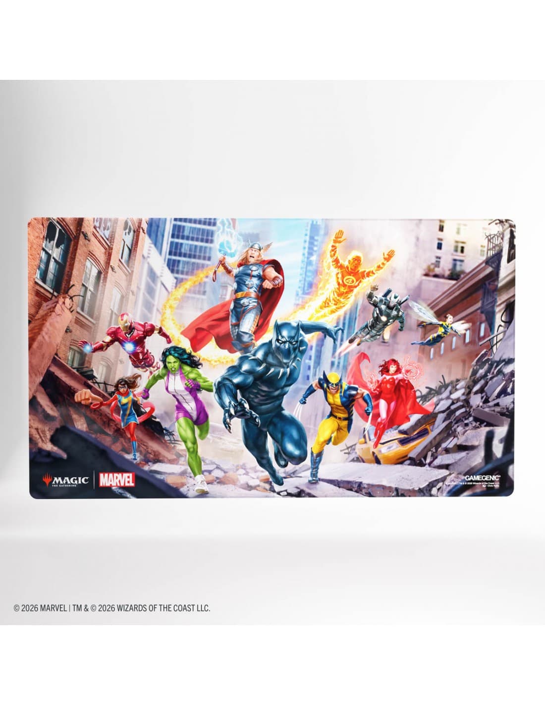 Marvel Super Heroes - Shiny Playmat 2 mm - Magic the Gathering - GameGenic