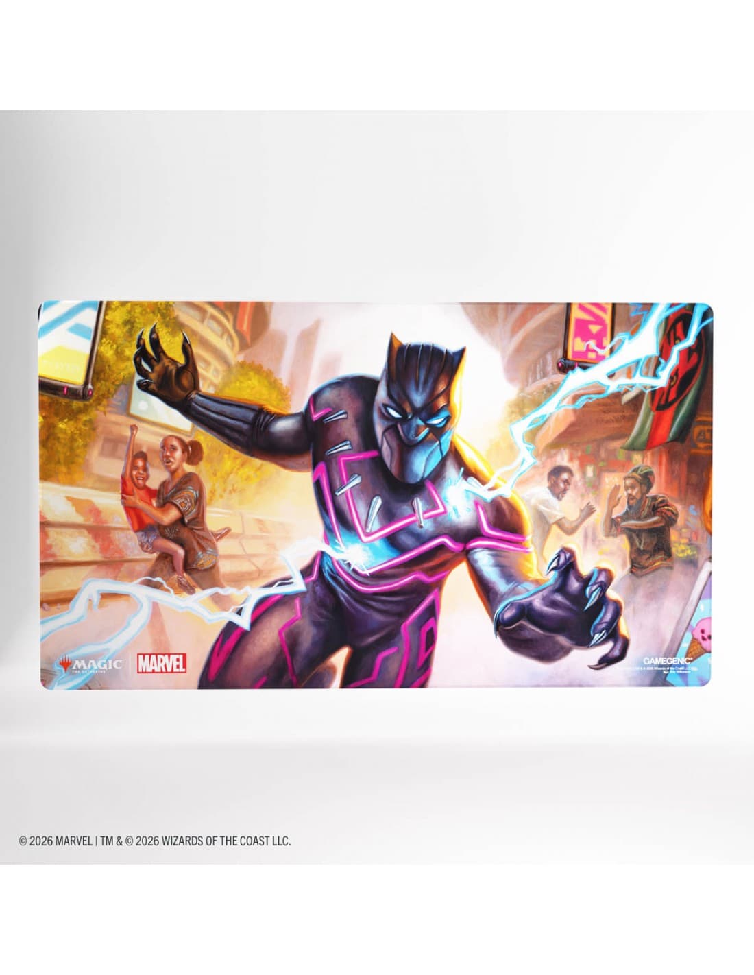 Striking Black Panther - Marvel Super Heroes - Shiny Playmat 2 mm - Magic the Gathering - GameGenic