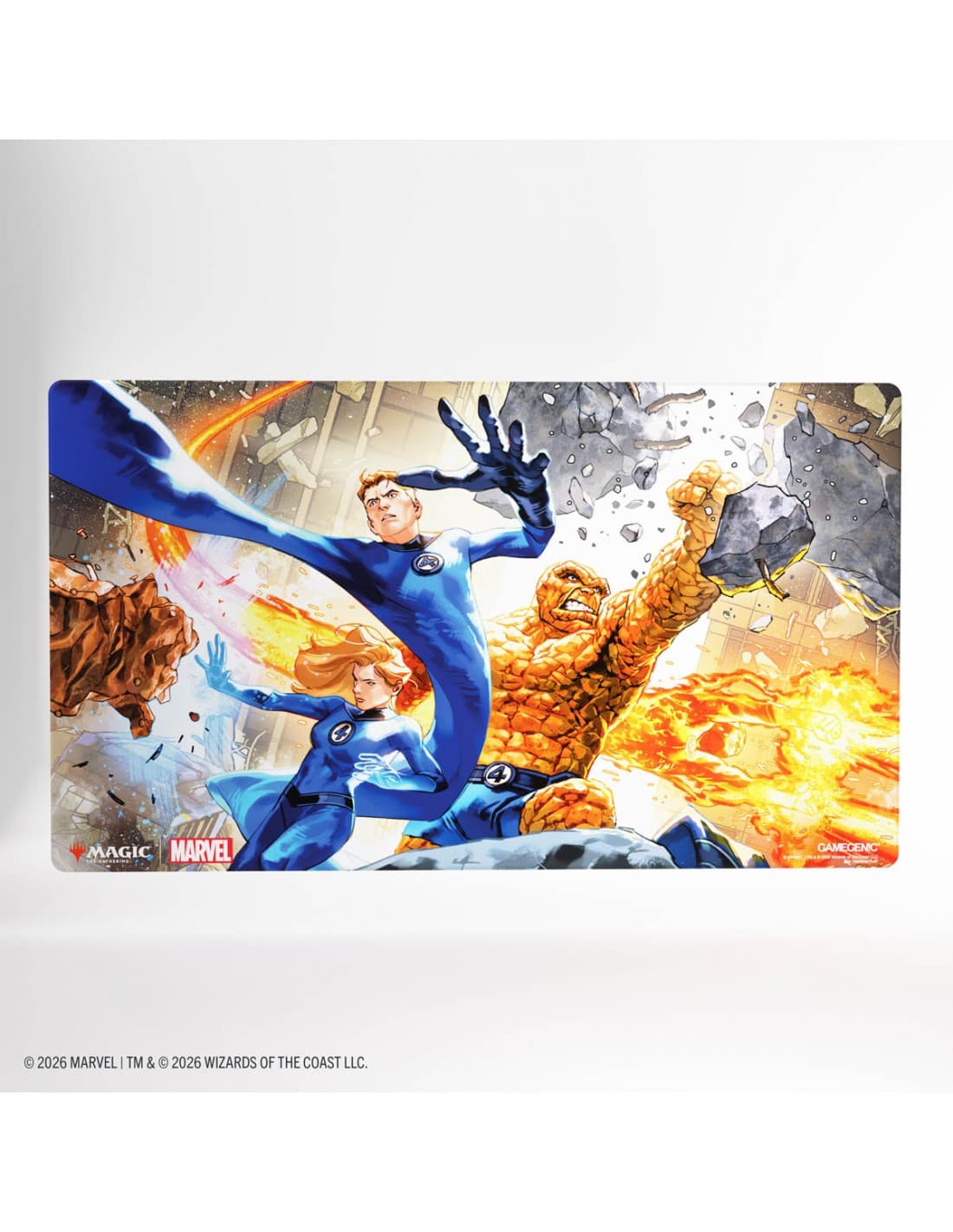 The Fantastic Four - Marvel Super Heroes - Shiny Playmat 2 mm - Magic the Gathering - GameGenic