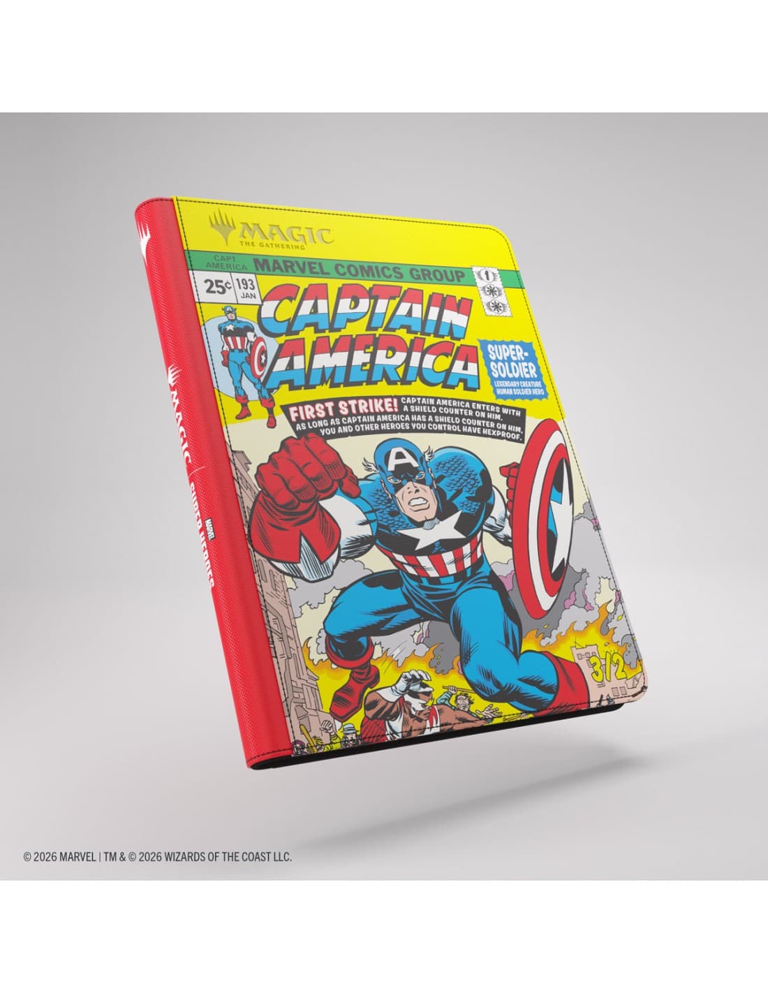 Captain America and Black Panther - Marvel Super Heroes - Zip-Up Album 18-Pocket - Magic the Gathering - GameGenic